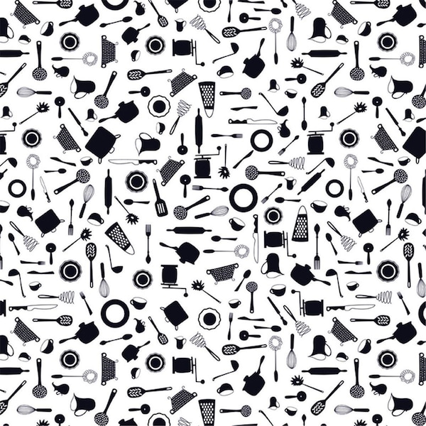 Fine-Line 8 ft. x 18 in. Grip Prints Cucina Non Adhesive Shelf Liner FI1677512 - main